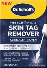 Dr. Scholl's Freeze Away Skin TAG Remover, 8 Ct // Removes Skin Tags in As Littl