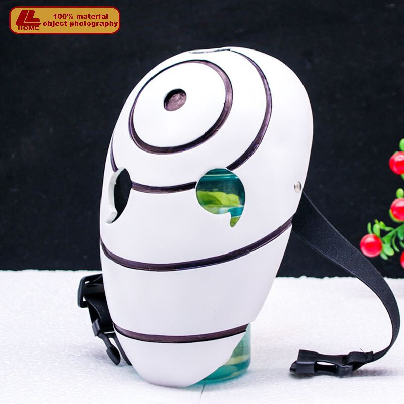 Anime Ninja Rinnegan White Mask Resin Uchiha Obito CosPlay Prop Suit anime-ninja-rinnegan-white-mask-resin-uchiha-obito-cosplay-prop-suit