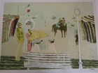 Ramon Dilley / Holidays in Deauville / Hand Signed and Numbered Lithograph