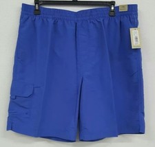 Roundtree Yorke Caribbean French Blue Cargo Men's Swimwear NWT 59.50 1XB 4XB