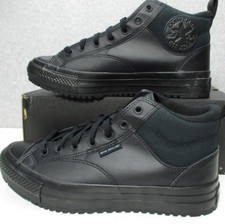 Converse CTAS Malden Street Mid Triple Black Mens Sz 10 Athletic Sneaker Boots
