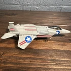 Vintage 1985 Super GoBots Leader-1 Bandai F-15, Tip Missing On Vert. Rear Wing