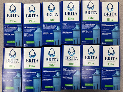 12 Brita ELITE Replacement Filters Filter Brita Pitchers Dispensers 6 MONTHS ea