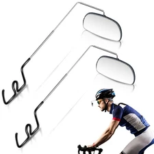 Bike Eyeglass Mirror 360 Degree Adjustable Lightweight Bicycle Cycling Rear V...