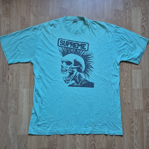 Tee shirt Supreme Exploited XL Teal SS03