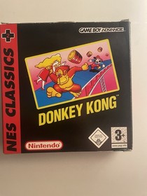 Donkey Kong NES Classics GBA Nintendo PAL I unscratched VIP insert 