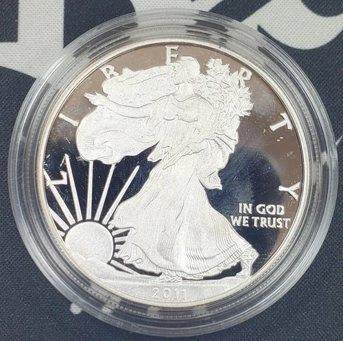 2011 US Proof Silver Eagle - 1 oz .999 Fine Silver Coin NO BOX OR COA