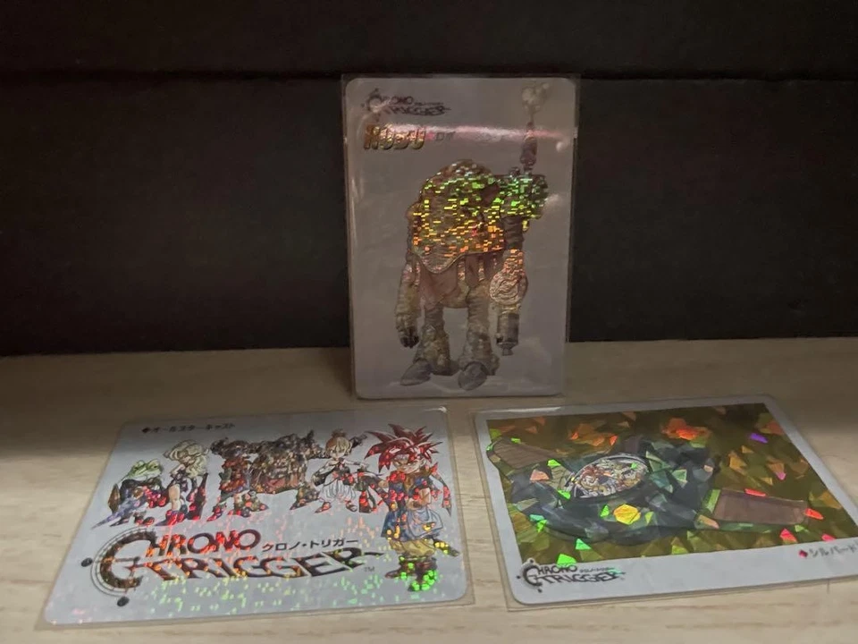 Chrono Trigger Trading Card Set Lot Hologram Not for Sale Promo Squaresoft Japan - Bild 2 von 4