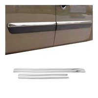 SeitentüRleiste TüRleisten TüRschutzleiste FüR Fiat Doblo 2006-2010 Edelstahl