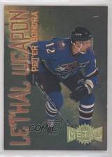 1996-97 Fleer Metal Universe Lethal Weapon Super Power Peter Bondra #1 0c3