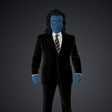 Old Hank Bust replica Resin Print, X-men , Xmen, Beast