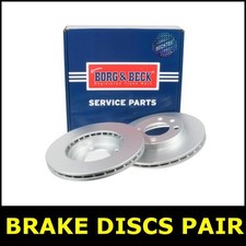 Image of Brake Discs Pair Front Fits VW GOLF JETTA PASSAT I II III 298B