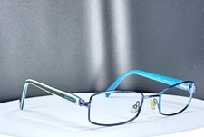 VTG OLEG CASSINI OCO 321 450 Blue Green Rectangle Eyeglasses FRAMES ONLY