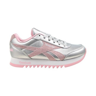Reebok Royal Classic Jogger Platform Kids' Shoes Silver Metallic h01027