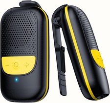Wearable Bluetooth Speaker, Clip-On Portable Speaker with Built-In Mics for Hand