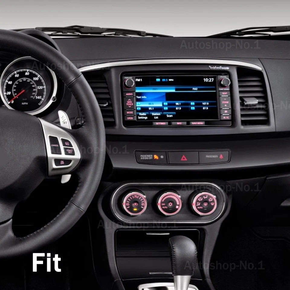 For Mitsubishi Lancer 2009-2017 Carplay Car Radio Stereo GPS Navi FM Android 15 - Image 2 of 4