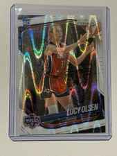 LUCY OLSEN 2025 Panini Prizm WNBA White Seismic #104 Rookie RC Mystics