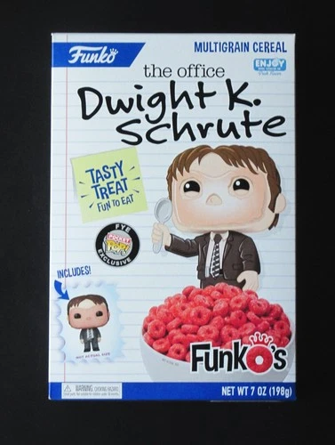 NEW Funko Pop Funko's Cereal Dwight Schrute CPR Mask  (FYE)  - The Office