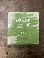 Meidian Green Mask SticK 1+1 Green Tea Oil Control Clean Solid Mask NEW