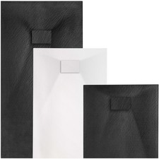 VILSTEIN Design Duschwanne in Steinoptik - fl...