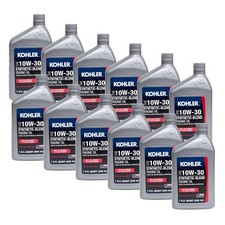 GENUINE OEM KOHLER PART 25 357 65-S 10W30 SYNTHETIC OIL QUART 12 PACK