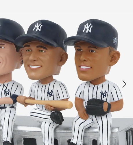 NY Yankees 2000 World Series Champions Subway Car Bobblehead Jeter Rivera + LE - Picture 5 of 10