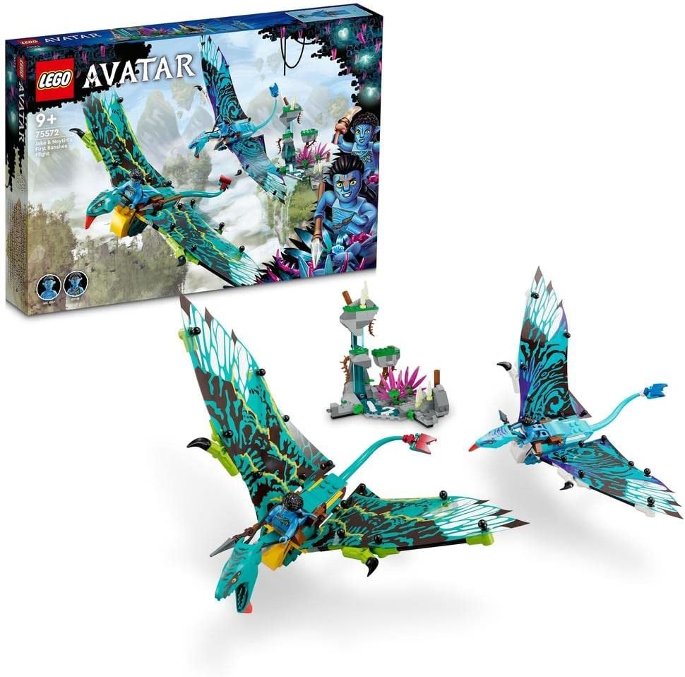 LEGO Avatar 75572 Jake & Neytiri First Banshee Flight 572 PCS Kids