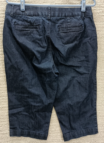 St Johns Bay Petite Capri Short Denim Pants Shorts Jeans Womens Sz 10P - Picture 2 of 7