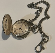 Colibri Hunters Pocket Watch Quartz Mint Condition Monogrammed