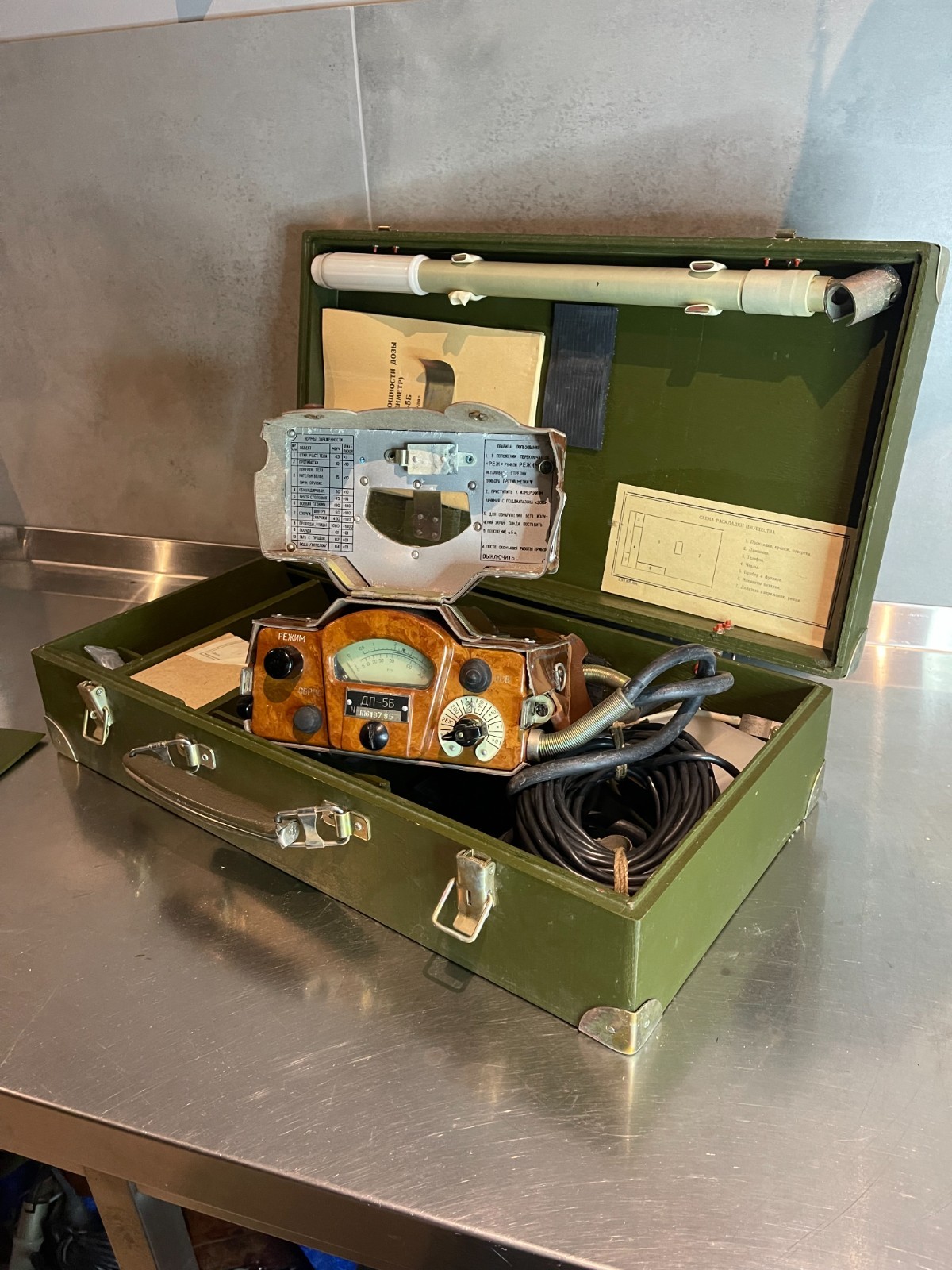 DP-5B ДП-5Б Military Geiger counter Radiation Detector New Old Stock tested
