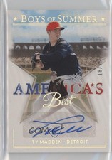 2024 Panini Boys of Summer Holo Silver 18/25 Ty Madden #AME-TM Auto 8d2