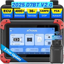 XTOOL D7 BT Bidirectional OBD2 Scanner Auto Diagnostic Tool Wireless Full System