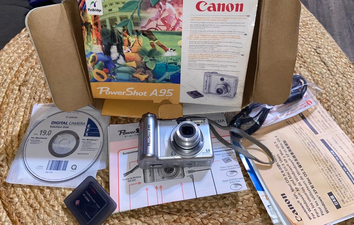 Preços baixos em Câmeras digitais Canon PowerShot A95 | eBay