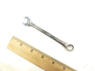 S K TOOLS 3/8" COMBINATION WRENCH 6 POINT SHORT STUBBY MADE IN USA SK SAE