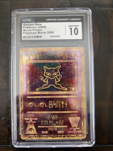 2000 Ancient Mew Pokemon Movie Promo Card CGC 10