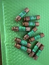  10 Bussmann FRN-R-10 Fusetron Dual Element Time Delay Fuses 250Vac 125Vdc