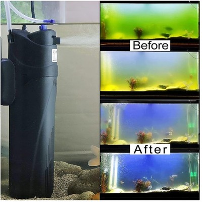 Green Clean Fish Tank Submersible Pump for 40-80 Gallon Tank