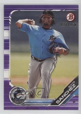 2019 Bowman Draft Purple 27/250 Sixto Sanchez #BD-89 sh7