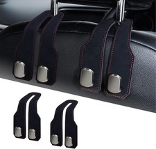 Car Seat Headrest Hooks for Purses and Bags, 2 Pack Bag Purse Holder for Car wit