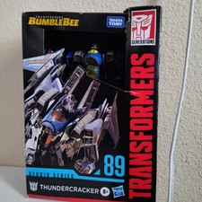 Hasbro Transformers Bumblebee Thundercracker Studio Series 89 Figure Boxed Blue