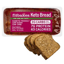 Keto Bread 2g Carbs 7g Protein Low Carb Bread Loaf (16 slices) Multi Seeded
