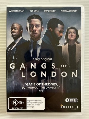 3 Disc DVD - GANGS OF LONDON Season 1 (2020) R4 - Lucian Msamati - Joe Cole