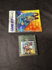 Mega Man Xtreme 2 (Game Boy Color) Cartridge and Manual