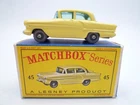 VINTAGE MATCHBOX LESNEY No.45a VAUXHALL VICTOR IN ORIGINAL BOX 1958 GPW