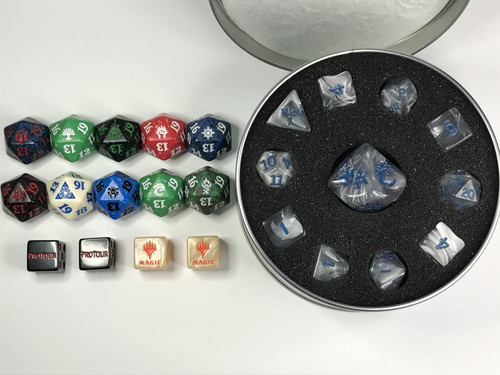 Mtg Spindown Dice - Guildmasters Dice set - All 10 Guild Spindowns - Promo Dice