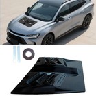 Universal Air Intake Flow Hood Scoop Turbo Bonnet Cover For Silverado Jeep Ram