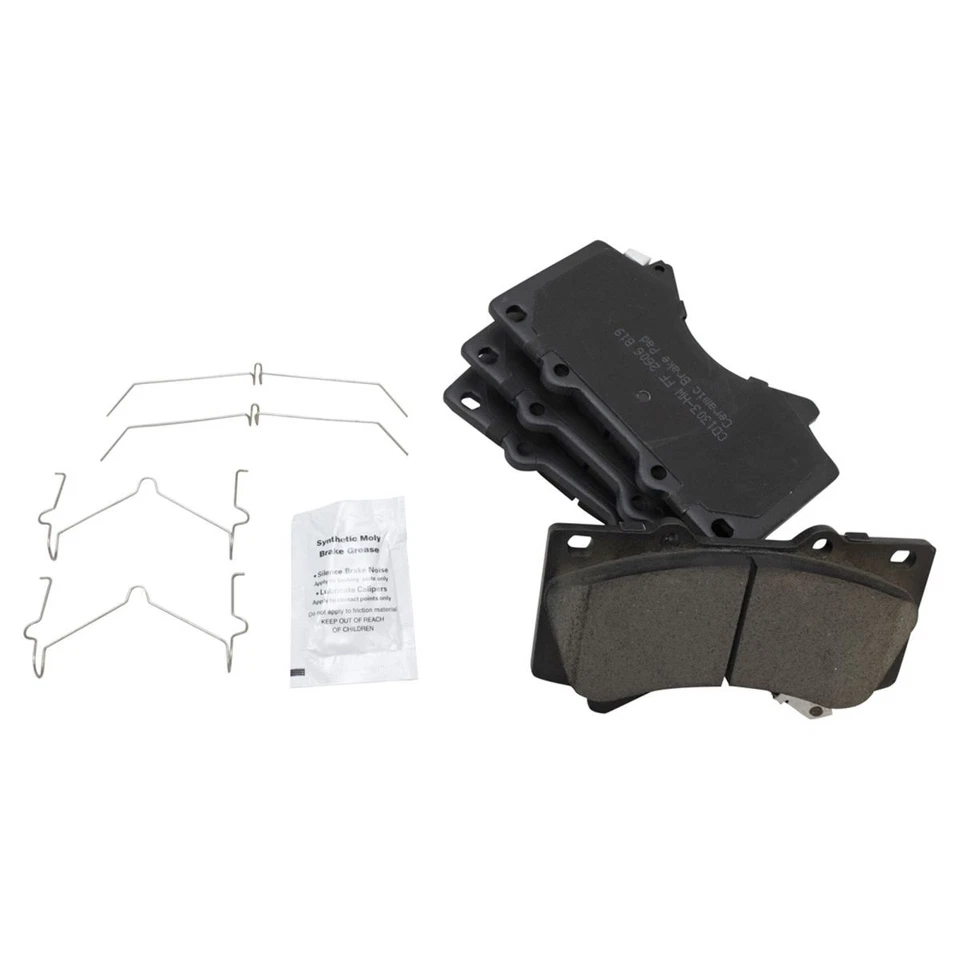 Kit dianteiro de almofada de cerâmica Performance rotor perfurado com fenda e Posi - Imagem 4 de 4