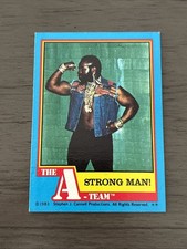 1983 Topps The A-Team #12 Strong Man! Mr T
