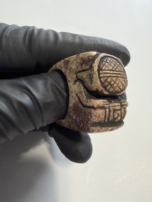 Ojuelos De Jalisco Authentic Stone   Ring Symbols Space Traveler