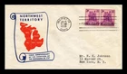 Dr Jim Stamps Northwest Territory Pair Scott 837 First Day Cover